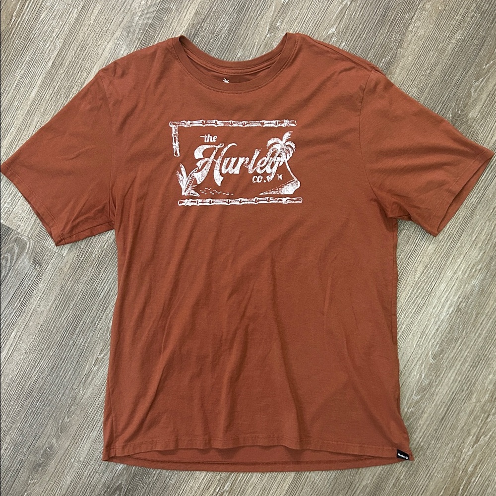 Hurley Tee with White Logo